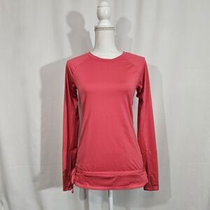 Lucy pink long sleeve athletic top women's size Xsmall